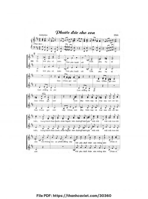 Phước đức cho con - Đặng Ngọc Ẩn - trang 1