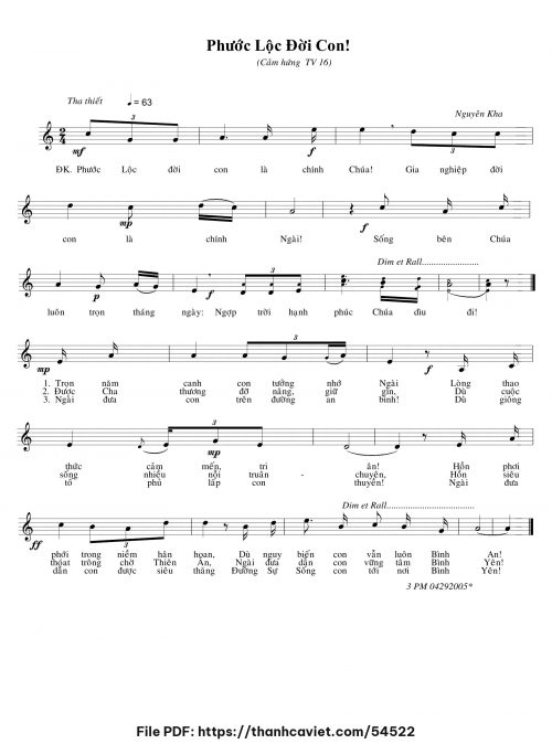 Phước lộc đời con - Nguyên Kha - trang 1