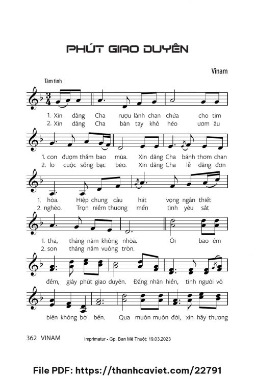 Phút giao duyên - Vinam - trang 1