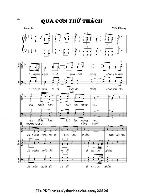 Qua cơn thử thách - Viết Chung - trang 1
