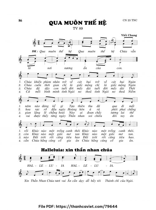 Qua muôn thế hệ - Viết Chung - trang 1