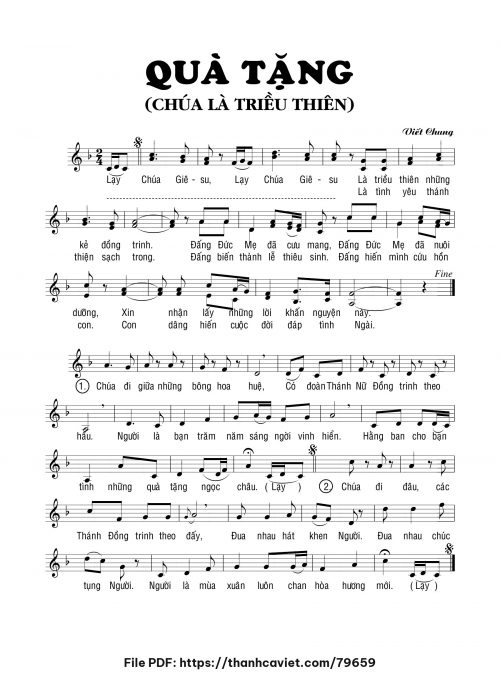 Quà tặng - Viết Chung - trang 1