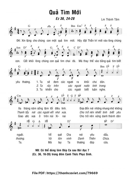 Quả tim mới - Lm. Thành Tâm - trang 1