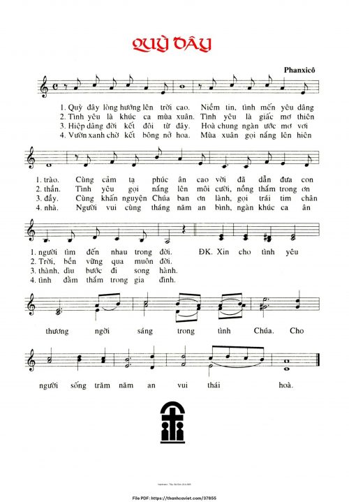 Quỳ đây - Phanxicô - trang 1