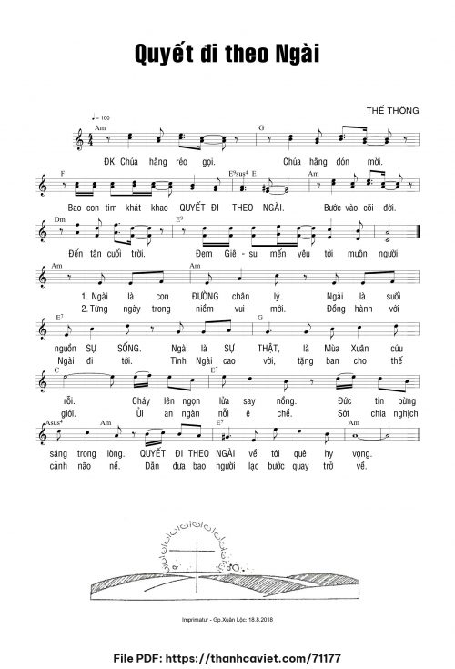 Quyết đi theo Ngài - Thế Thông - trang 1