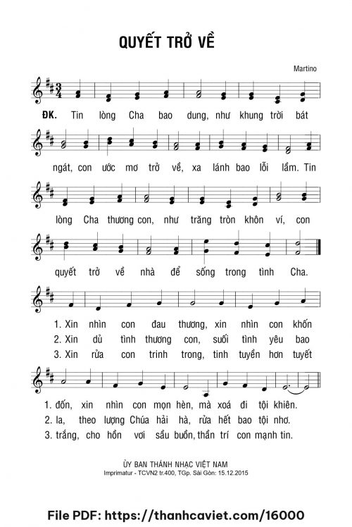 Quyết trở về - Martino - trang 1