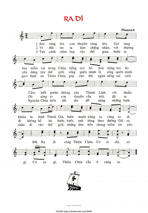 Ra đi - Phanxicô - trang 1