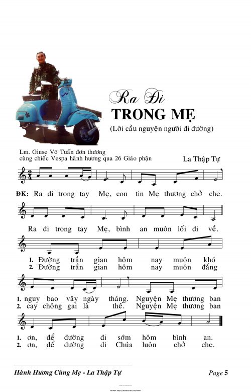 Ra đi trong Mẹ - Lm. La Thập Tự - trang 1