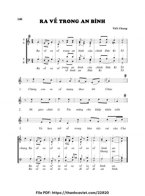 Ra về trong an bình - Viết Chung - trang 1