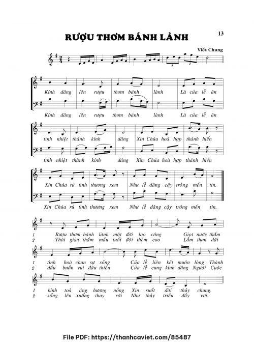 Rượu thơm bánh lành - Viết Chung - trang 1
