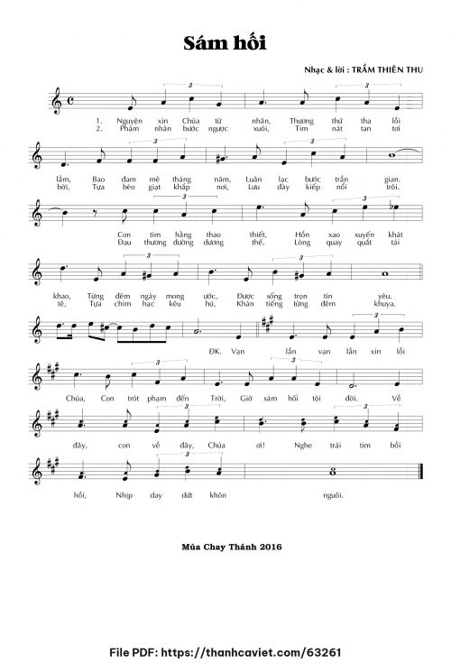 Sám hối - Trầm Thiên Thu - trang 1