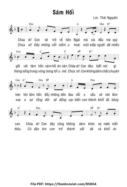 Sám hối - Lm. Thái Nguyên - trang 1