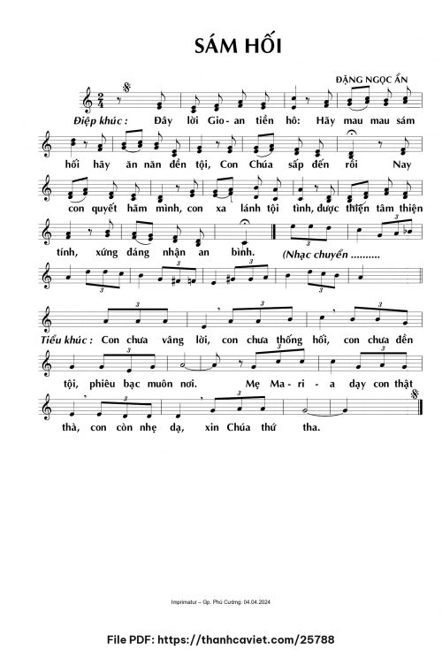 Sám hối - Đặng Ngọc Ẩn - trang 1