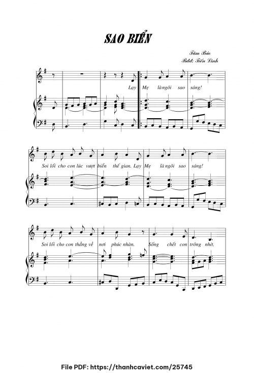 Sao biển - Tiến Linh - trang 1