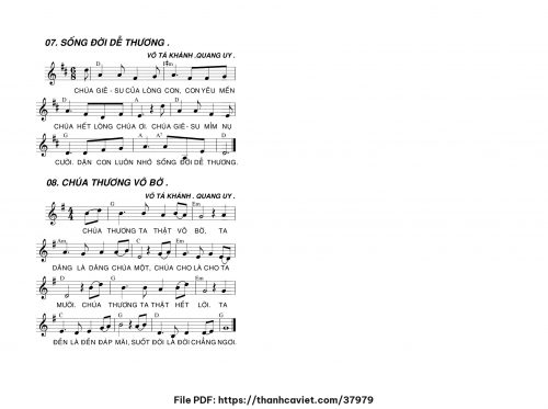 Sống đời dễ thương - Lm. Quang Uy - trang 1