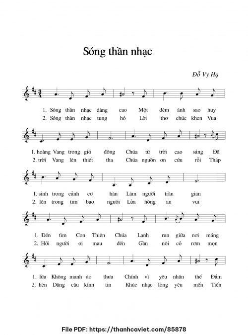 Sóng thần nhạc - Đỗ Vy Hạ - trang 1