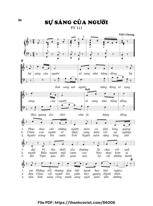 Sự sáng của Người - Viết Chung - trang 1