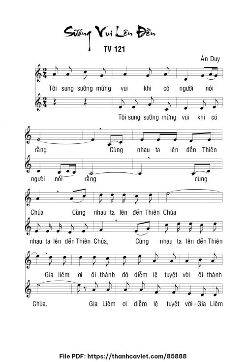 Sướng vui lên đền - Ân Duy - trang 1