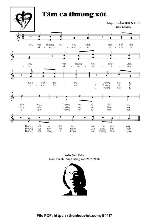 Tâm ca thương xót - Trầm Thiên Thu - trang 1