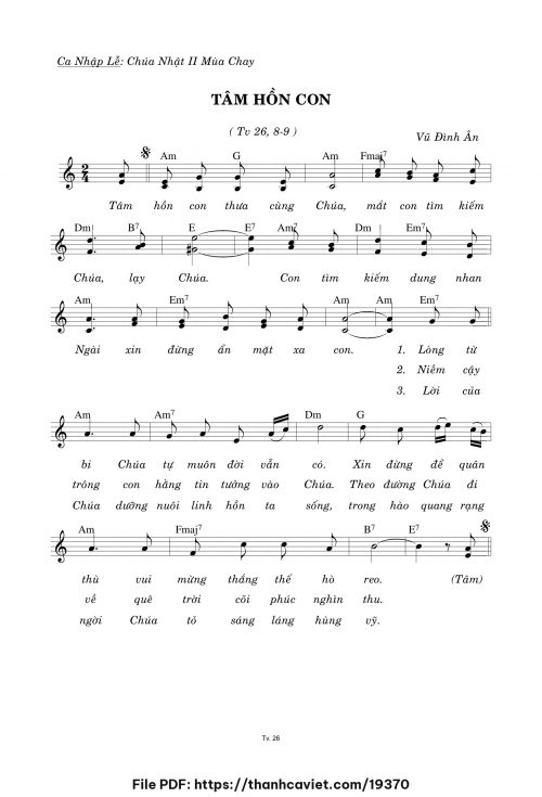 Tâm hồn con - Vũ Đình Ân - trang 1