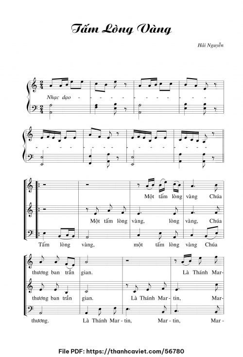 Tấm lòng vàng - Hải Nguyễn - trang 1