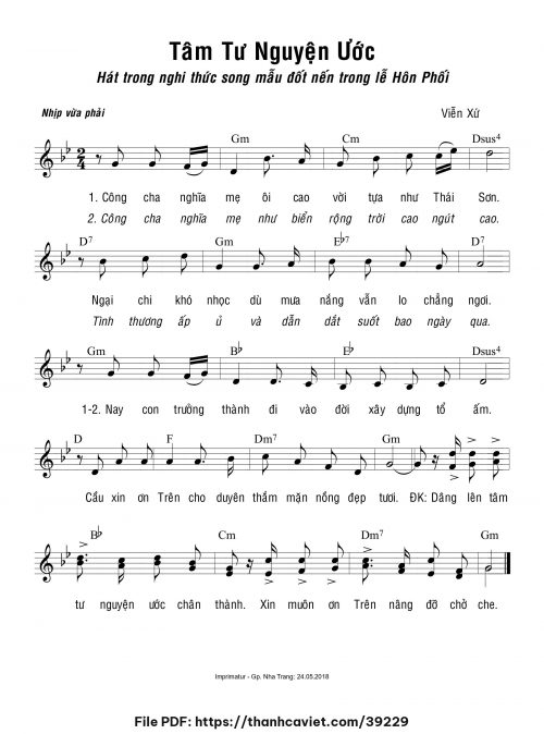 Tâm tư nguyện ước - Viễn Xứ - trang 1