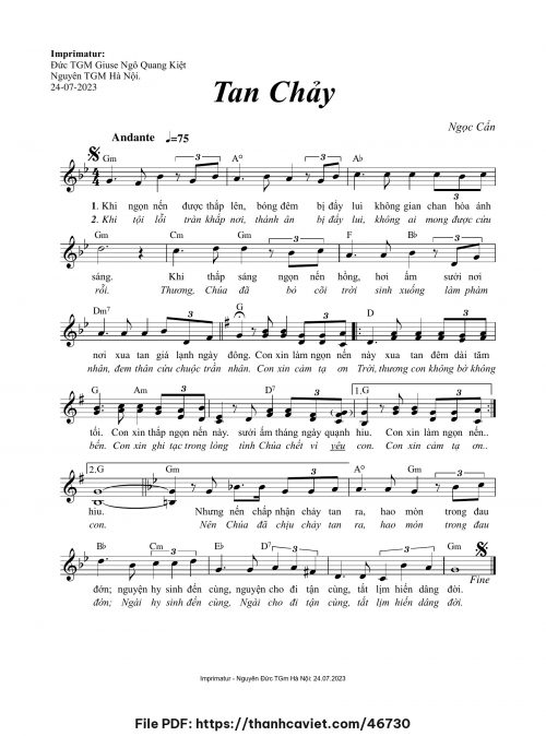 Tan chảy - Ngọc Cẩn - trang 1