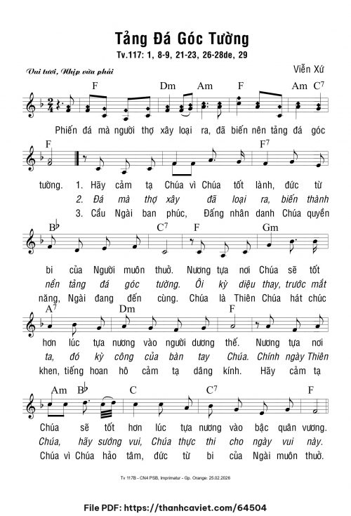 Tảng đá góc tường - Viễn Xứ - trang 1