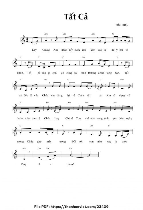Tất cả - Hải Triều - trang 1