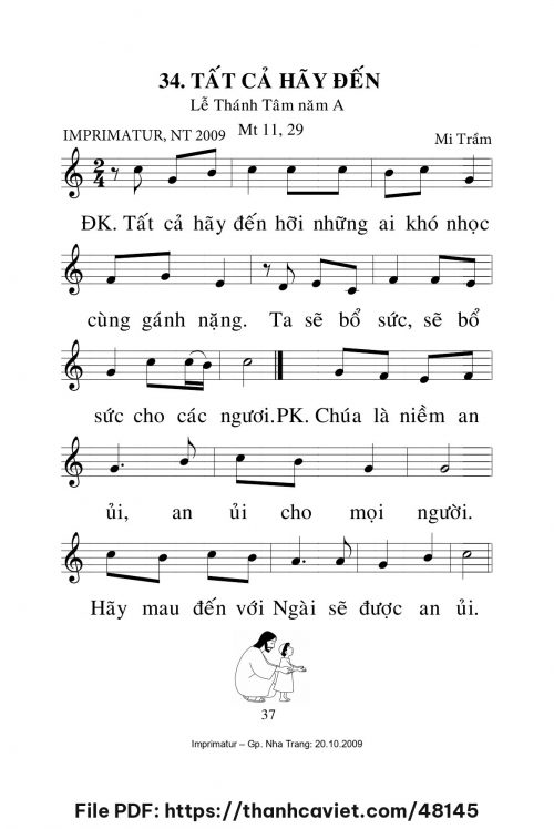 Tất cả hãy đến [Lễ Thánh Tâm năm A] – - Lm. Mi Trầm - trang 1