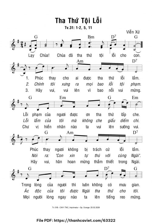 Tha thứ tội lỗi - Viễn Xứ - trang 1