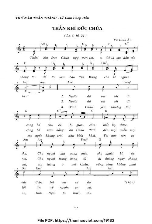 Thần khí Đức Chúa - Vũ Đình Ân - trang 1