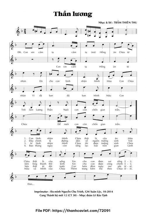 Thần lương - Trầm Thiên Thu - trang 1