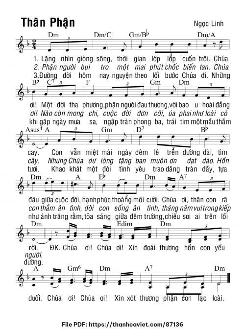 Thân phận - Ngọc Linh - trang 1