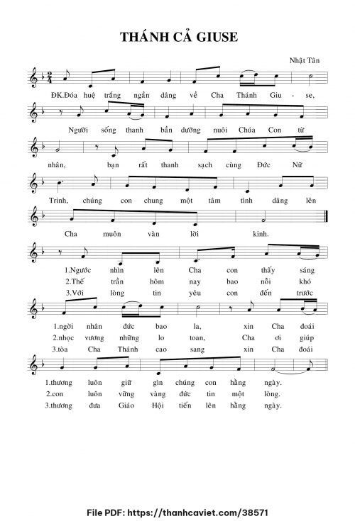 Thánh cả Giuse - Nhật Tân - trang 1