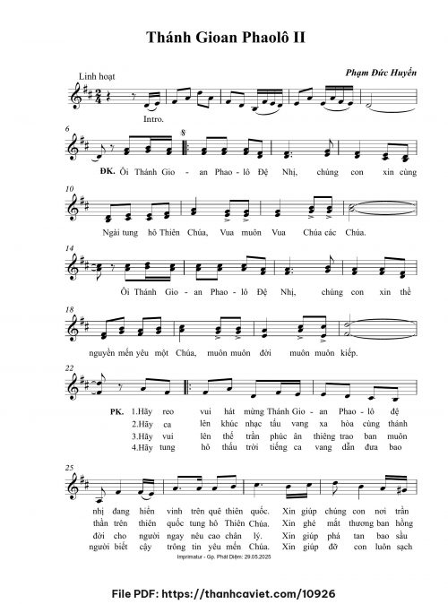 Thánh Gioan Phaolô II - Phạm Đức Huyến - trang 1