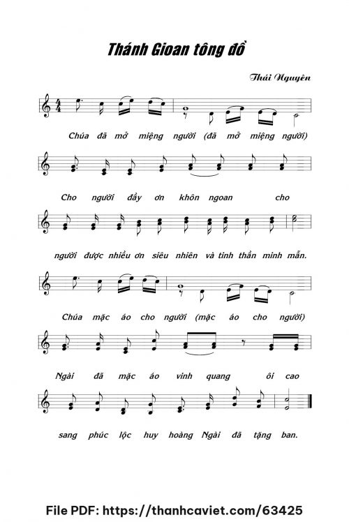 Thánh Gioan Tông Đồ - Lm. Thái Nguyên - trang 1