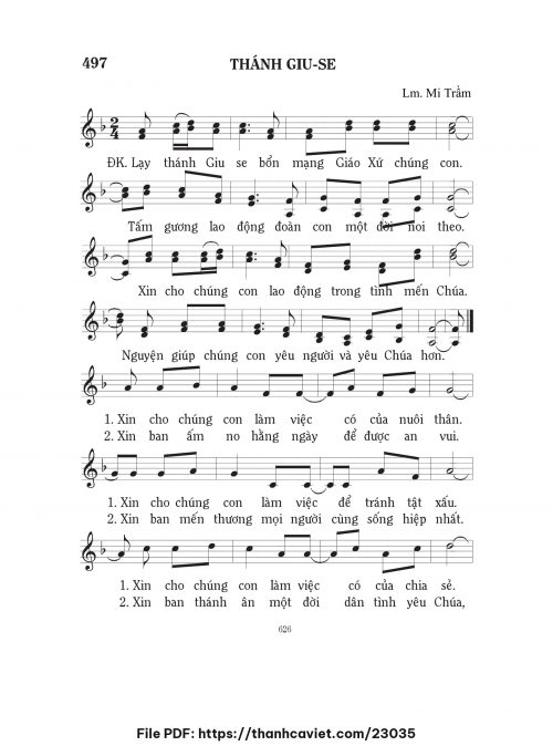 Thánh Giuse - Lm. Mi Trầm - trang 1