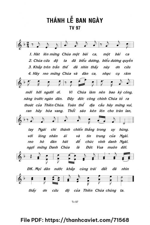 Thánh Lễ Ban Ngày Giáng Sinh - Lm. Thái Nguyên - trang 1