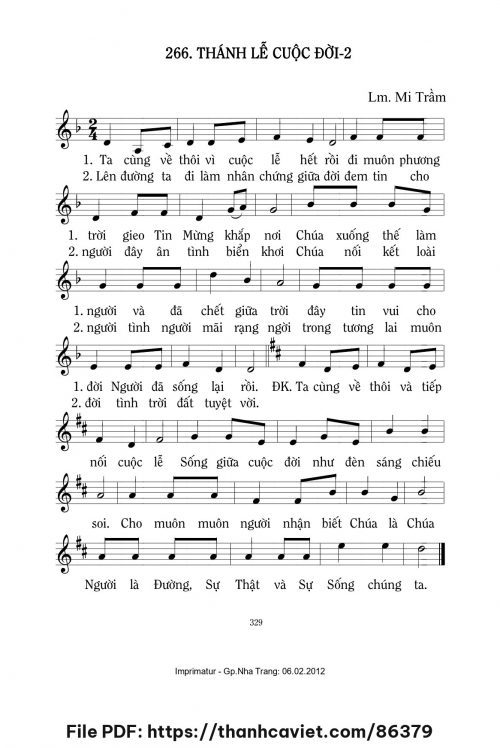 Thánh lễ cuộc đời 2 - Lm. Mi Trầm - trang 1