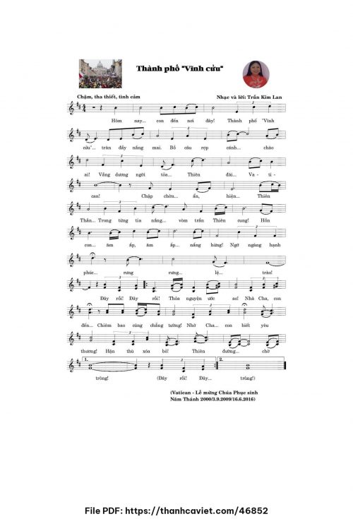 Thành phố Vĩnh cửu - Trần Kim Lan - trang 1