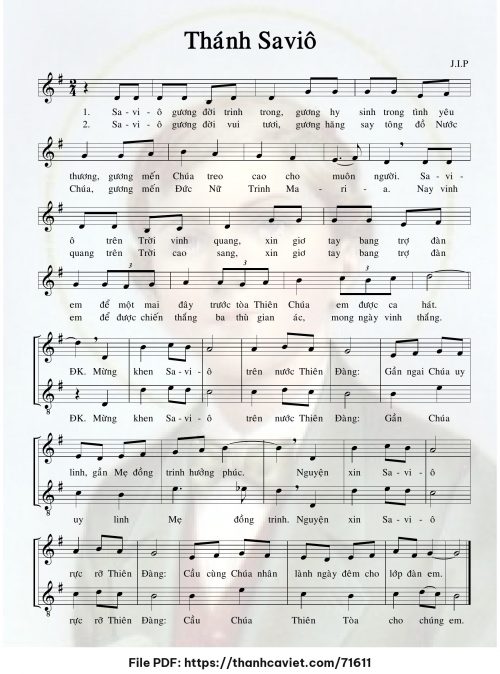 Thánh Saviô - JIP - trang 1