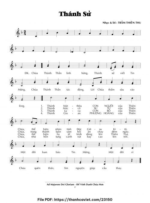 Thánh sử - Trầm Thiên Thu - trang 1
