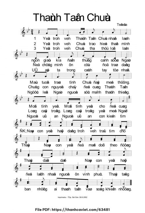 Thánh Tâm Chúa - Sr. Têrêsa - trang 1