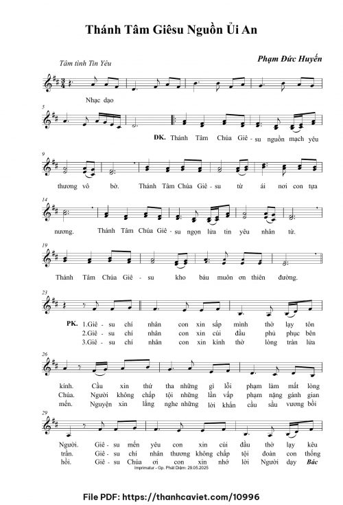 Thánh Tâm Giêsu nguồn ủi an - Phạm Đức Huyến - trang 1