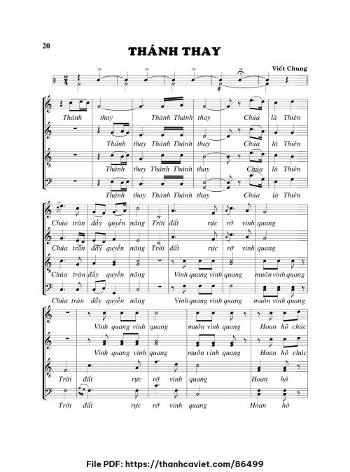 Thánh thay - Viết Chung - trang 1