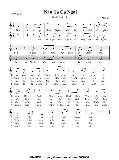 Thánh vịnh 112 - Martino - trang 1
