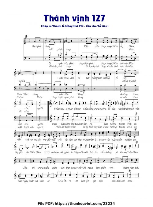 Thánh vịnh 127 - Xuân Chung - trang 1