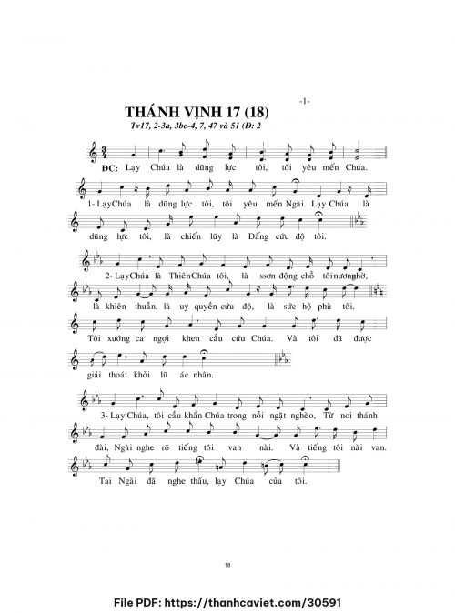 Thánh vịnh 17 - Lm. Minh Hân - trang 1