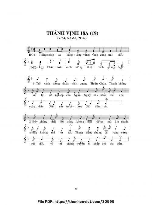 Thánh vịnh 18A - Lm. Minh Hân - trang 1
